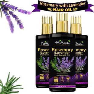 Phillauri Rosemary & Lavender Hair Growth Oil for Strengthening Hair Roots Hair Oil
