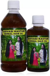 Adivasi Kasturi Herbal Hair Oil for Hair Regrowth Oil 600 ml Hair Oil