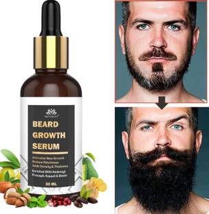 INTIMIFY Beard Growth Serum, Muuhstac Hair Growth Oil For Thicker Beard & Patchy Beard Hair Oil