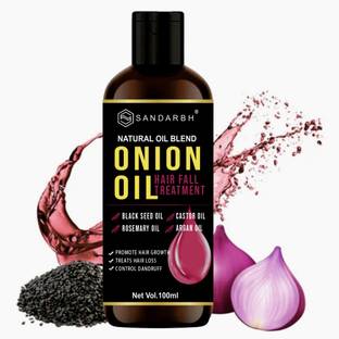 Sandarbh Onion Hair Oil with 14 Essential Oils for Hair Regrowth, Dandruff Control Hair Oil