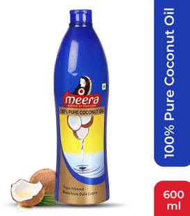 Meera Triple Filtered Coconut Oil, For Extra Shine and Smoothness Hair Oil