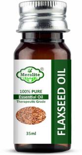 Meralite Pure, Cold Pressed Flaxseed Oil for Hair and Skin Hair Oil