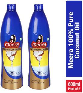 Meera 100% Pure Coconut Oil,Tripal Filtered Dala Copra with Fresh & Natural Aroma Hair Oil