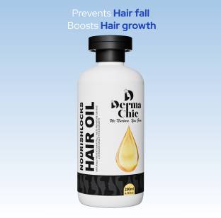 DermaChic NourishLocks Hair Oil | Boosts Growth & Reduces Hair Fall | Hair Oil