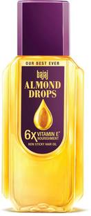 BAJAJ Almond Drops Hair Oil enriched with 6X Vitamin E, Reduces Hair Fall Hair Oil