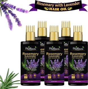 Phillauri Rosemary & Lavender Hair Growth Oil for Strengthening Hair Roots Hair Oil