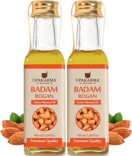 UPAKARMA Pure Cold Pressed Sweet Almond Oil Hair Oil