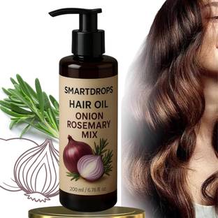 Sonavi Onion & Rosemary Hair Oil | for Strong Long & Shiny Hair | Unisex Use Hair Oil
