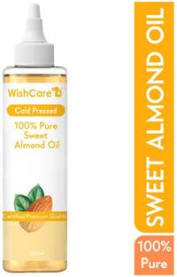 WishCare Pure Cold Pressed Sweet Almond Oil For Healthy Hair And Glowing Skin Face Wash