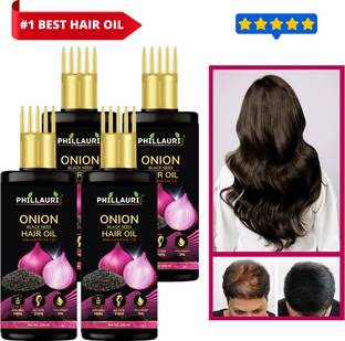 Phillauri Onion black seed hair oil for Hair Regrowth and Hair Fall Control Hair Oil