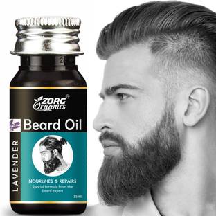 Zorg Organics Beard Hair Growth Oil |Lavendar| Blend of 8 Natural Oils| Hair Oil