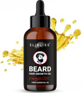 ELIBLISS Beard and Hair Growth Oil for Faster Beard Growth, Thicker and Fuller Beard Hair Oil