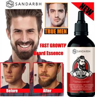 Sandarbh Beard Growth Oil Advanced - for Patchy Beard, With Redensyl Hair Oil