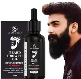 glowocean Extra Powerful Beard Growth oil Hair Oil