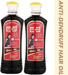 RAJ KHUSHBU Lice & Dandruff Free Hair Oil – Natural Neem Power (PACK 02 ) Hair Oil