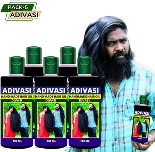 Adivasi Natural Pack 5  Hair Oil