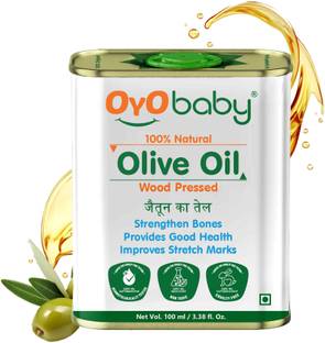Oyo Baby Baby Olive Oil Repairs and Prevents Skin and hair, Cold Pressed, Reduces Dandruff Baby Massage Olive Oil