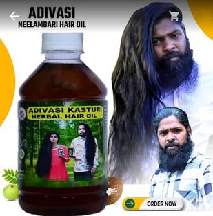 Adivasi BLACK KASTURI HAIR OIL hair dandruf reetha hair GROWTH 250ML ( PACK OF 1 ) Hair Oil