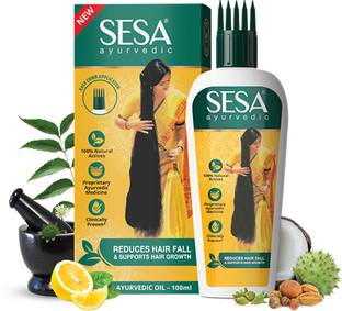 SESA Ayurvedic Hair Growth Oil with Bhringraj & 17 Rare Herbs Prevents Hair Fall Hair Oil