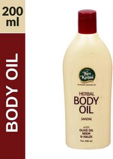 keokarpin HERBAL BODY OIL SANDAL WITH OLIVE OIL NEEM&HALDI 200ML 1PCS