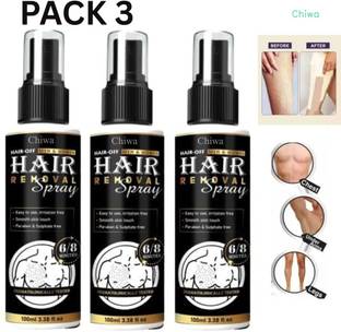 CHIWA ClearMist Hair Remover – Smooth Chest, Back, Legs, Bikini & Arms Cream