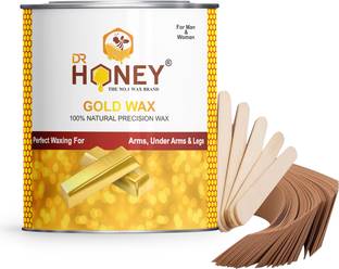 DR.HONEY gold wax 600.27 gram strip and stick wax for all skin full body wax Wax