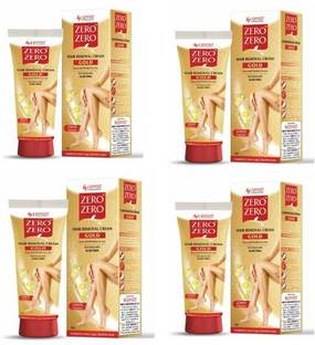 zero zero Hair Removal (50g) cream pack of 4 Cream