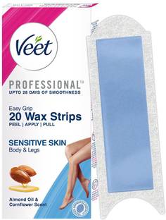 Veet Professional Waxing Kit for Sensitive Skin Strips