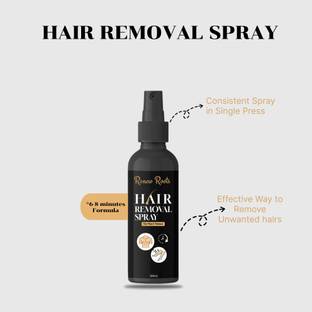 renew roots Hair Removal Spray for Men & Women | Instant Painless Removal Cream