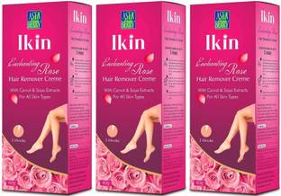 Ikin Rose Hair Remover Cream (3 Packs, 60g Each) Cream