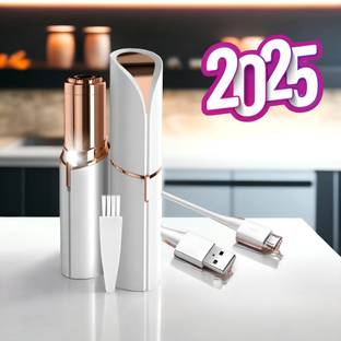 Loyalmart Flawless Lipstick Shape Charging Hair Remover With USB Cable Painless Strips