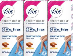 Veet Professional Waxing Kit - Sensitive Skin Strips
