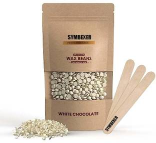 SYMBEXER White Chocolate Hard Wax Beans For Upper Lips, Arms, Legs, Full Body & Bikini Wax