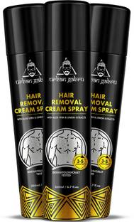 urbangabru Hair Removal Cream for Men Chest, Back, Legs, Under Arms & Intimate Area Spray
