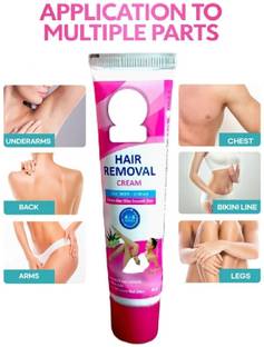 JANOST Hair Removal Cream Fast & Painless, Soothing for Unwanted Coarse Pubic Hair Cream