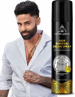 urbangabru Hair Removal Cream for Men Chest, Back, Legs, Under Arms & Intimate Area Spray