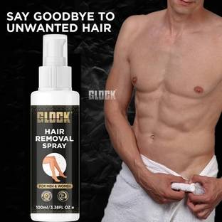 Glock Hair Removal for Men&Womens Hand,Chest,Back,Legs,Under Arms,Painless Removal Spray