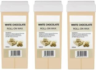 GLOW FIRST White Chocolate Roll-On Wax Kit (Set of 3 Refill Wax) Wax