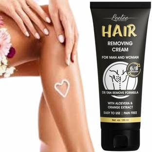 LEETEE Natural Hair Removal Cream | Dermatologically Tested | For All Genders Cream