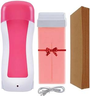ClothyDeal Roll on Hair Removal Wax Heater Machine With 1 Refill & 30 Strips For Women_T5EW Wax