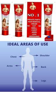 BLUE VALLEY Men's private hairs removal cream har jagah ke baal saaf kare Cream