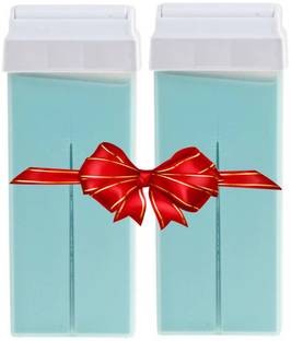 ClothyDeal Wax Roll-on Cartridge for Painless Hair Removal Soft Wax Refill (Pack of 2)_G14 Cream
