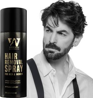 White Wolf Hair Removal Spray For Painless Hair Removal With Shea Butter For Man- Spray