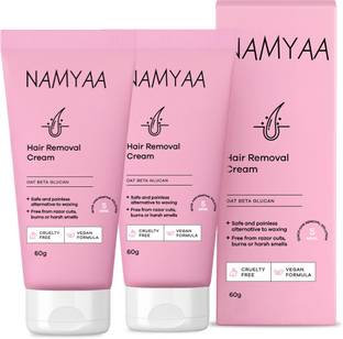 Namyaa Hair Removing Cream for Intimate Skin with After Wax Soothing Serum Cream