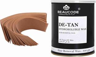 Beaucode Professional Rica De-Tan Body Hair Removal Wax| Less Pain| Less Growth+30 Strip Wax