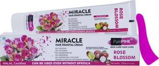 PurePINK No Side Effects, Odour, Itching, blackness | Miracle Hair Removal Cream