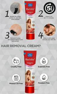 BLUE VALLEY PRIVATE HAIR REMOVAL (WHOLESALE PACK) HAIR REMOVAL CREAM SET OF 4 Cream