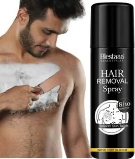 blestaaa essentialss Hair Removal Cream for Men Chest, Back, Under Arms & Intimate Area Spray MEN... Cream