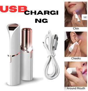 UBRONIK Mini Flawless Facial Hair Remover Lipstick Style Electronic Shaver Strips