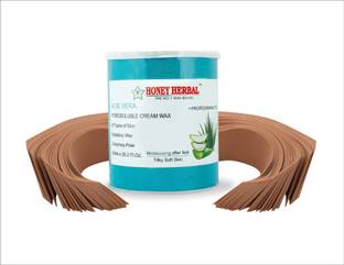 HONEY HERBAL Alovera Hydrosoluble Cream Wax (800gm) for smooth skin Cream